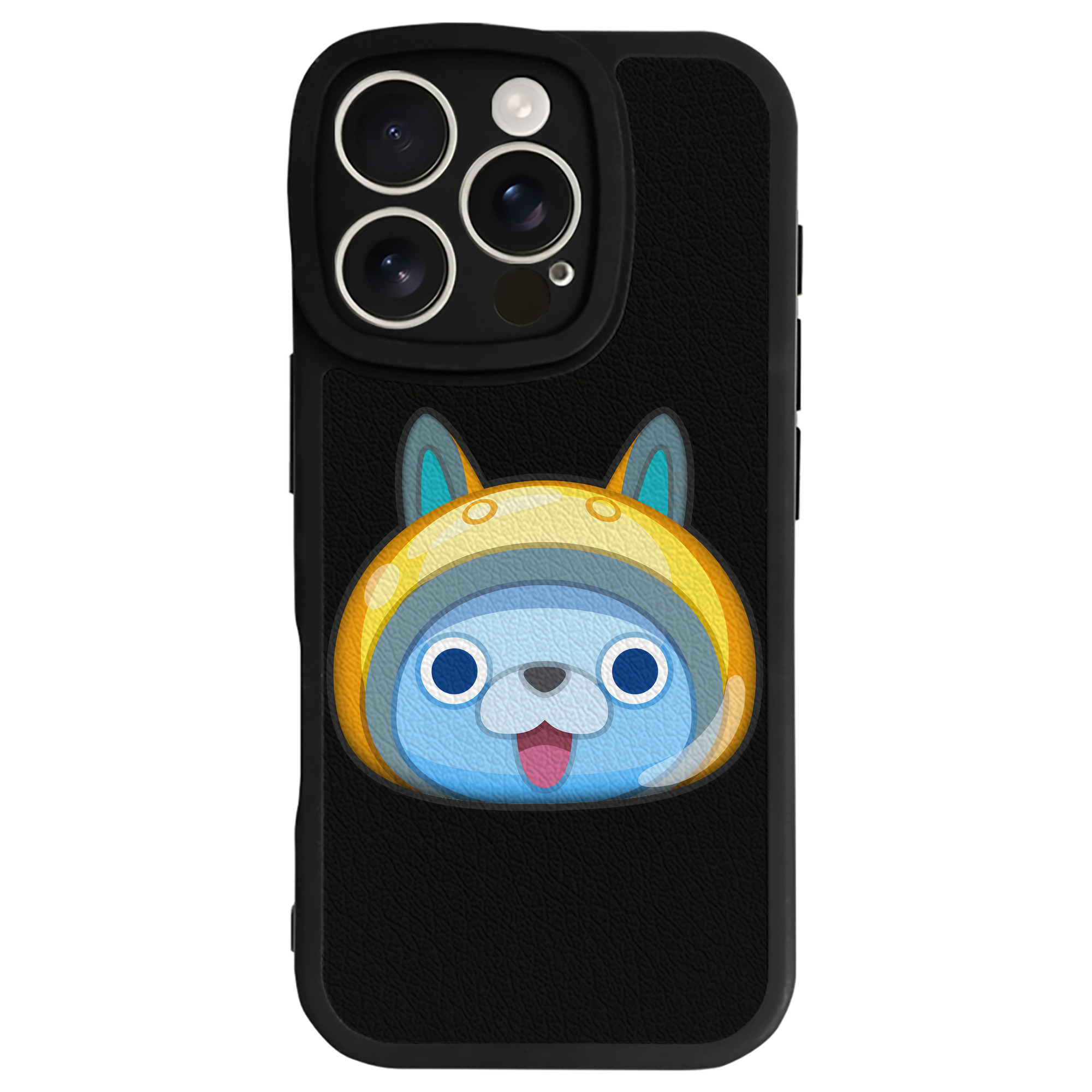 （画像用） 妖怪ウォッチ Yo-kai Watch 【iPhone 16シリーズ対応】シリコンスマホケース（レザー調） 材質：シリコン